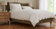 Cotton Collection Dyed Stripe Bed Linen Set - Natural, Double Cotton Collection Dyed Stripe Bed Linen Set - Natural, Double