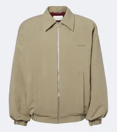 Cotton twill blouson jacket Cotton twill blouson jacket