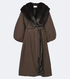 Cotton wrap coat