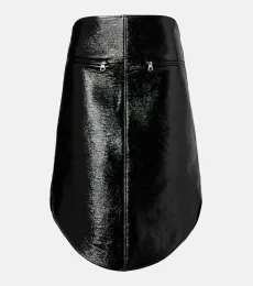 CourrÃges Asymmetric midi skirt CourrÃges Asymmetric midi skirt