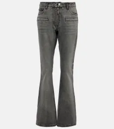 CourrÃges Low-rise straight jeans CourrÃges Low-rise straight jeans