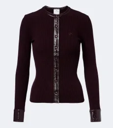 Courrèges Cárdigan acanalado Courrèges Cárdigan acanalado