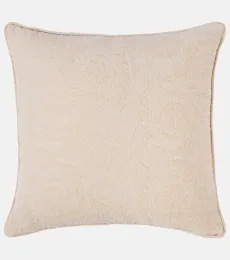 Coussin Barocco brodé en coton mélangé Coussin Barocco brodé en coton mélangé
