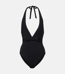 Couture bow-detail swimsuit Couture bow-detail swimsuit