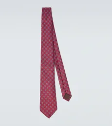 Cravate en jacquard de soie Cravate en jacquard de soie
