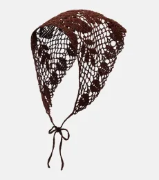 Crochet cotton headwrap Crochet cotton headwrap