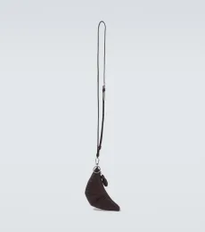 Croissant leather wallet on chain Croissant leather wallet on chain