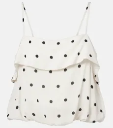 Crop top con lunares