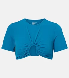 Crop top Crescent fruncido