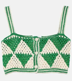 Crop top Maija de croché Crop top Maija de croché
