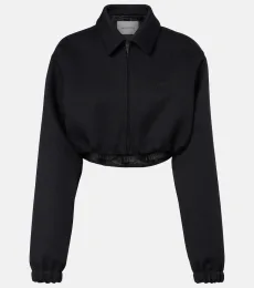 Cropped blouson jacket Cropped blouson jacket