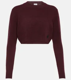 Cropped cashmere wool sweater Cropped cashmere wool sweater