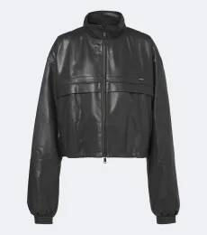Cropped leather jacket Cropped leather jacket