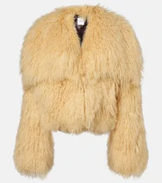 Cropped shearling jacket Cropped shearling jacket