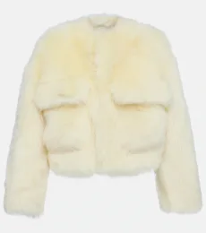 Cropped shearling jacket Cropped shearling jacket