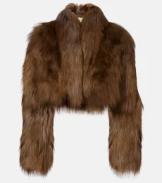 Cropped shearling jacket Cropped shearling jacket