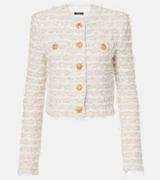 Cropped tweed jacket Cropped tweed jacket
