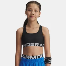 Crossback Girls Sports Bra Black / White YXL ( 67 in) Crossback Girls Sports Bra Black / White YXL ( 67 in)