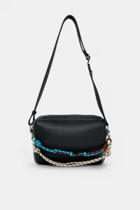 Crossbody Bag With Cords - Black Crossbody Bag With Cords - Black