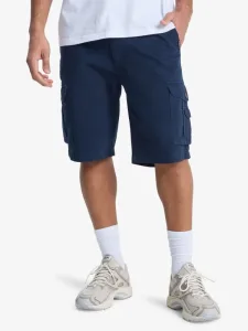 Crucial Battle Cargo - Men Blue Cargo Shorts Crucial Battle Cargo - Men Blue Cargo Shorts
