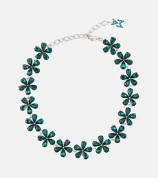 Crystal-embellished anklet Crystal-embellished anklet