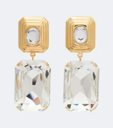 Crystal-embellished clip-on earrings Crystal-embellished clip-on earrings