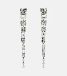 Crystal-embellished clip-on earrings Crystal-embellished clip-on earrings