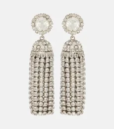 Crystal-embellished drop earrings Crystal-embellished drop earrings