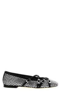 Crystal Net ballet flats - Black