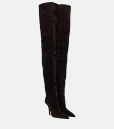 Cuissardes Jessica 105 en daim Cuissardes Jessica 105 en daim