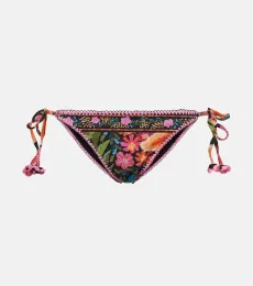 Culotte de bikini Stitched Garden Tapestry