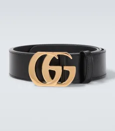 Cut GG Marmont leather belt Cut GG Marmont leather belt
