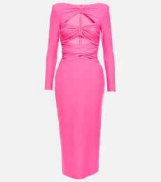 Cutout jersey midi dress Cutout jersey midi dress
