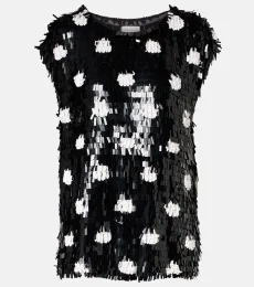 Cuzco sequined silk top Cuzco sequined silk top