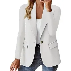 Cyber of Monday 2024 Trench Coats Women Short Ladies Blazer Jackets White Fur Coat Women Ladies Coatigan Size 18 Cream Denim Jacket Women Prime Deals Same Day Delivery Items