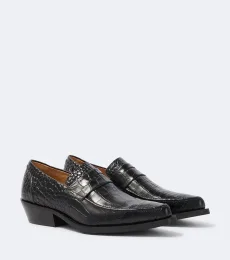 Cypher croc-effect leather loafers Cypher croc-effect leather loafers