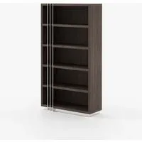 D'ARC Bookcase Shelving Smoked Eucalyptus Veneer Matte D'ARC Bookcase Shelving Smoked Eucalyptus Veneer Matte