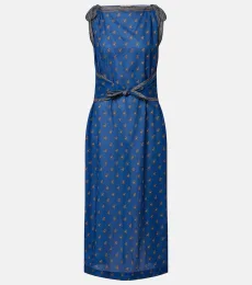DÃen Amorette printed midi dress DÃen Amorette printed midi dress