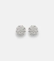 Dainty Mirror Ball 10kt gold stud earrings with diamonds Dainty Mirror Ball 10kt gold stud earrings with diamonds