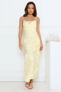 Daisy Whisper Maxi Dress Yellow Daisy Whisper Maxi Dress Yellow