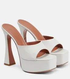 Dalida leather platform mules Dalida leather platform mules