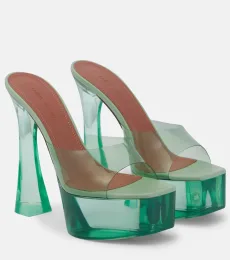 Dalida PVC platform mules Dalida PVC platform mules