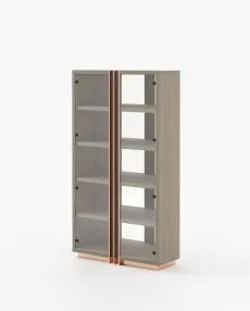 DARC Bookcase & Shelving Aged Oak Veneer Matte DARC Bookcase & Shelving Aged Oak Veneer Matte