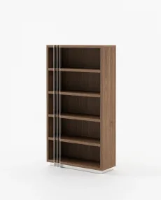 DARC Bookcase & Shelving Walnut Veneer Matte DARC Bookcase & Shelving Walnut Veneer Matte
