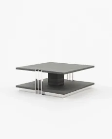 DARC Coffee Table Grey Eucalyptus Veneer Matte DARC Coffee Table Grey Eucalyptus Veneer Matte