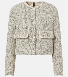 Dauphine down-paneled tweed jacket Dauphine down-paneled tweed jacket