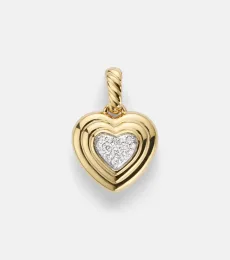 David Yurman Puffy Heart Amulet 18kt gold (7501000) pendant with diamonds David Yurman Puffy Heart Amulet 18kt gold (7501000) pendant with diamonds