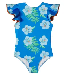 Dayana floral ruffled swimsuit