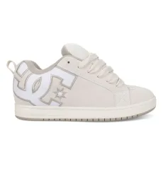 DC Shoes Court Graffik - Unisex White Leather Shoes DC Shoes Court Graffik - Unisex White Leather Shoes