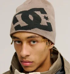 DC Shoes Lanai - Unisex Beige Beanie DC Shoes Lanai - Unisex Beige Beanie